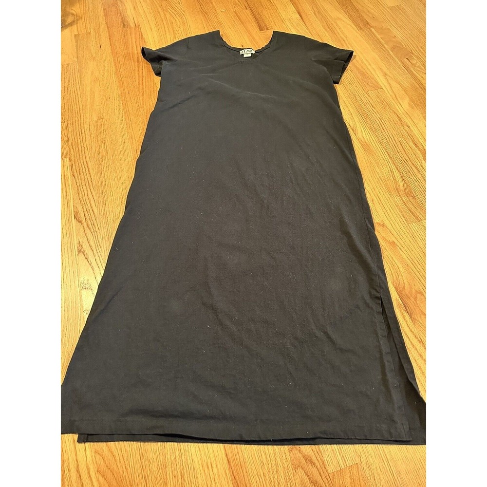 M. Mac Dress Black Size: XL 100% Cotton short sleeves